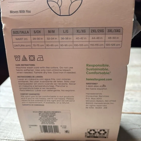 Hanes Men's Briefs 3 Pair New Underwear Size 2XL (44-46")Stretch Cool Modern - Picture 9 of 14